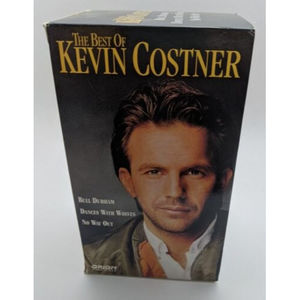 The Best of Kevin Costner 3 VHS Box Set - Dances With Wolves, Bull Durham, and N